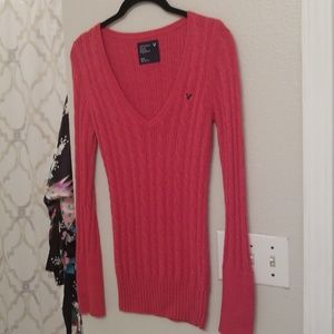Pink sweater